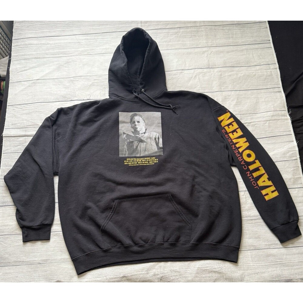 Halloween Michael Myers Double Sided Hoodie One Good Scare Size 3XL XXXL Horror